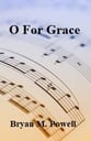 O For Grace SATB choral sheet music cover